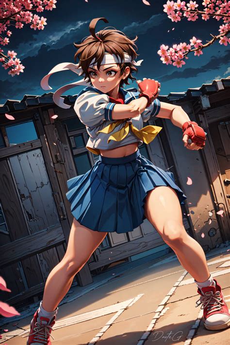 sakura kasugano|Sakura Kasugano (Street Fighter) .